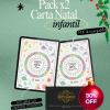 Pack x2 Ebooks personalizados de Carta Natal Infantil